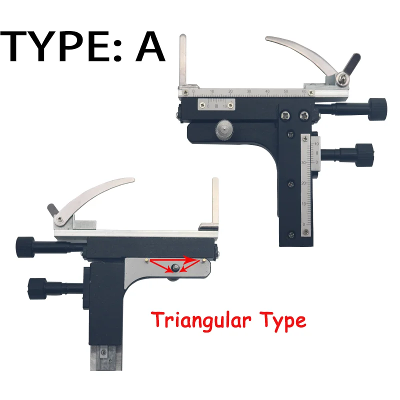 Microscópio Estágio Mecânico Fixável, Stage X-Y Moveable, Caliper com Escala, Reticles Mecânicos