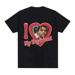 Singer The Weeknd Love Boyfriend Graphic Tshirt Men's Casual Short Sleeve T-shirts Mens Women 100% Cotton Oversized T-shirt Tops