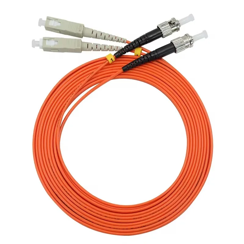 

YOUYSI 10PCS 1000Mbps Multimode fiber jumper SC-ST fiber patch cord SC/UPC-ST/UPC MM Duplex OM2 1m 2m 3m 5m 10m