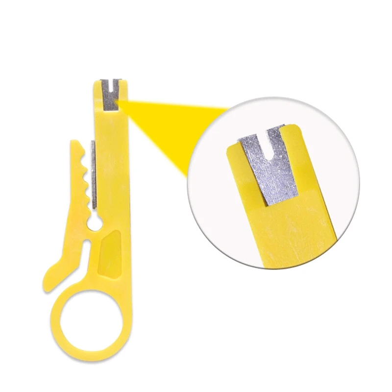 3Pcs Small Wire Stripper Wire Strippers Wire Bonder, Wire Bonder With Small Yellow Knife