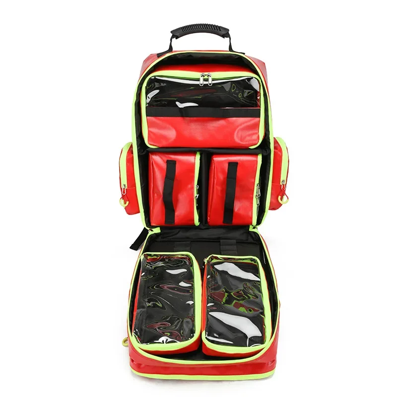 

High quality portable large capacity travel emergency rescue backpack outdoor travel storage bag