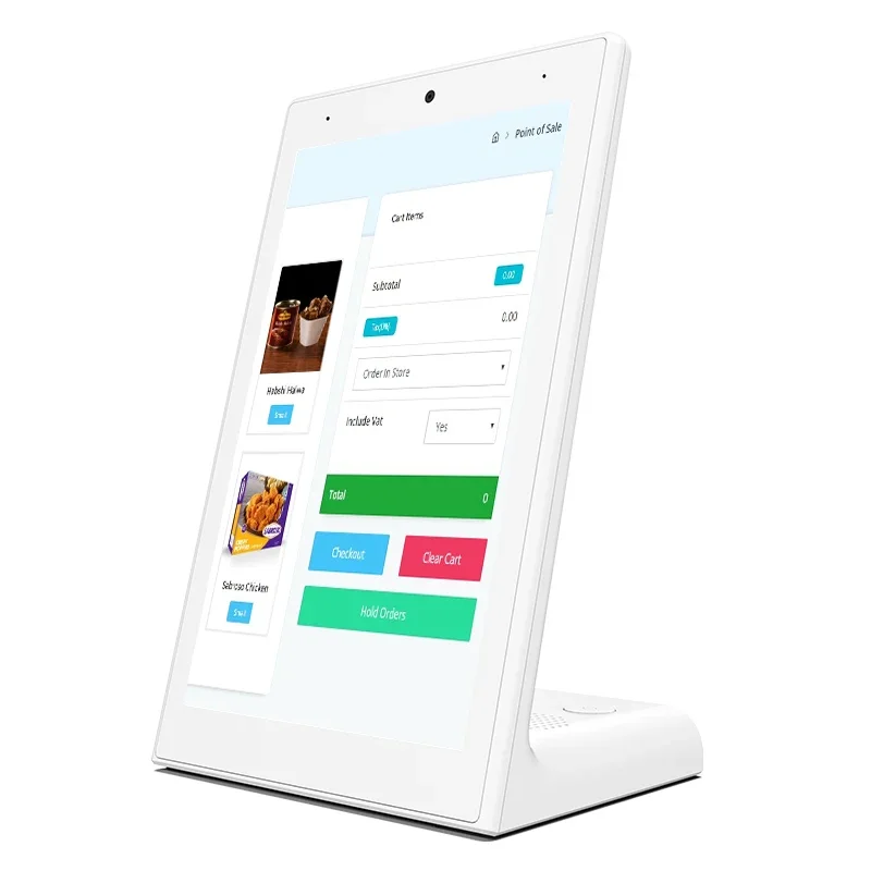 10-Inch Android Tablet PC with L-Shape Design 10-Point Touch Screen PoE Rj45 NFC Rockchip Processor for Customer Feedback view 2