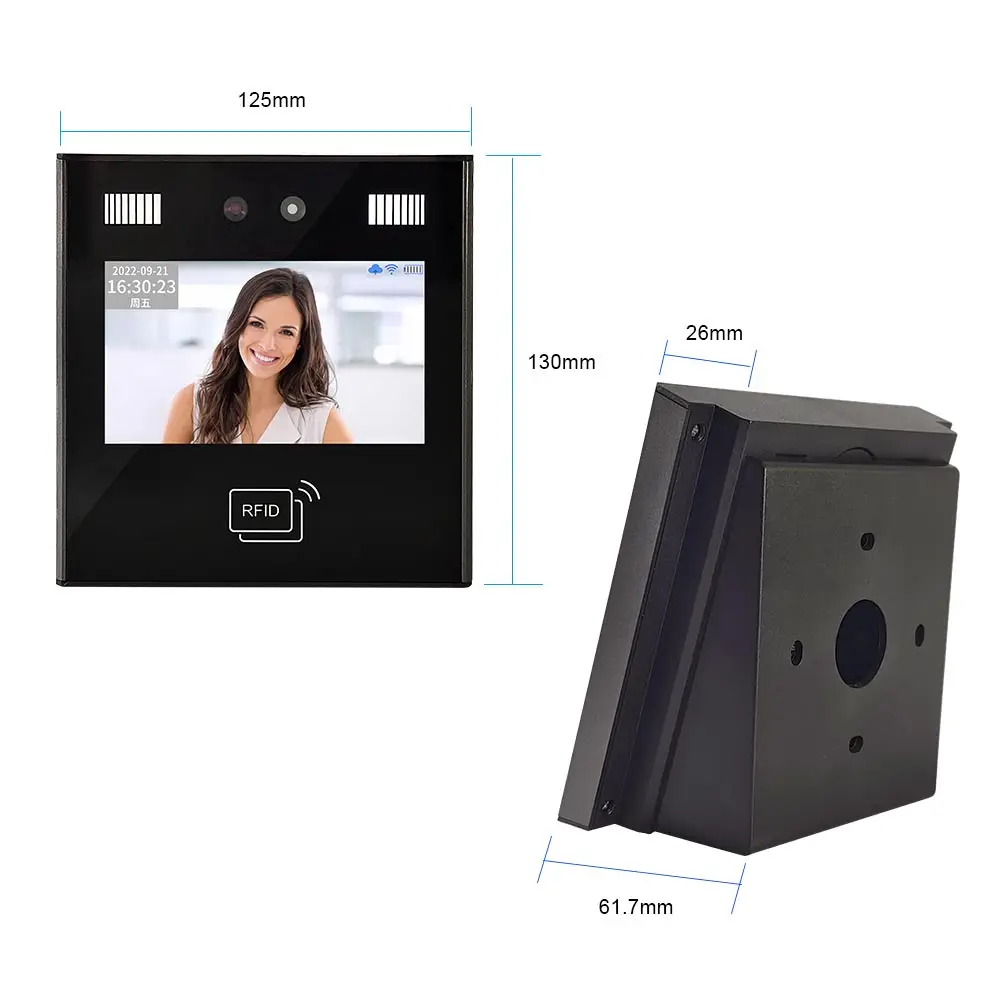 YYHC Wifi biometric attendance access control time attendance machine face recognition attendance system