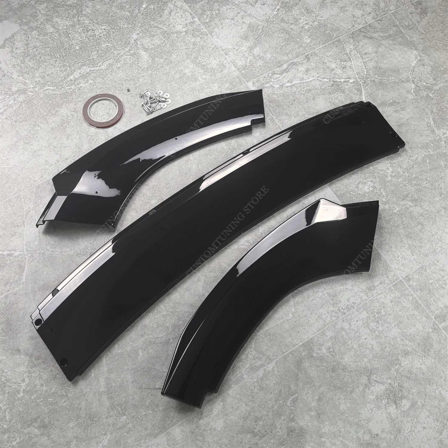 Car Front Bumper Lip Spoiler Splitter Diffuser For Seat Leon MK2 2.5 FR Cupra 2010-2012 Facelift Air Blade Bodykits Tuning view 4
