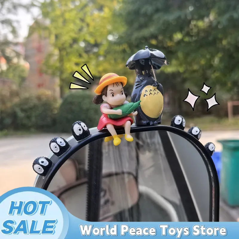 

Kawaii Anime Figure Mini Car Dashboard Ornament Cute Resin Electric Motorcycle Scooter Car Interior Decor Desktop Decor Model