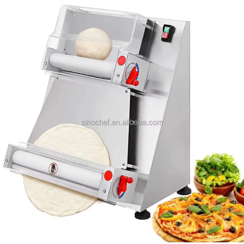 Hot Sale Electric Pizza Dough Roller Machine Pie Maker for Pizza Restaurant