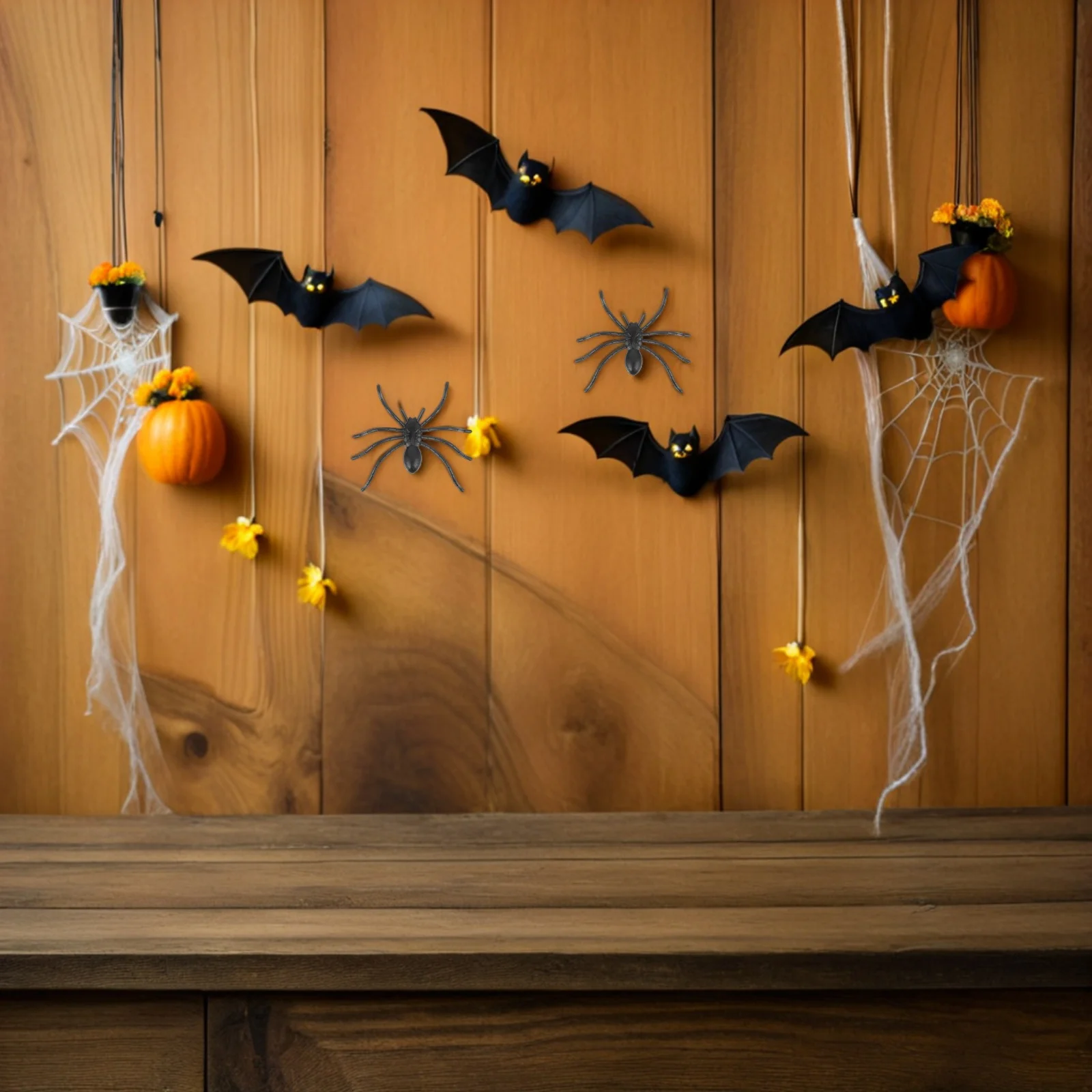 

150Pcs Halloween Prank Props Realistic Plastic Fake Spider Decorations Spooky Spider Props Party Spooky Scare Supplies