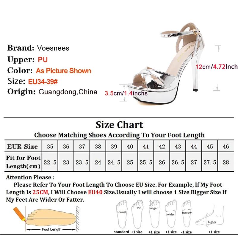 Silver Sandals Women Platform 2024 Summer Luxury Party Dress Shoes 12CM Fashion Hollow Out Ankle Strap Elegant Ladies High Heels