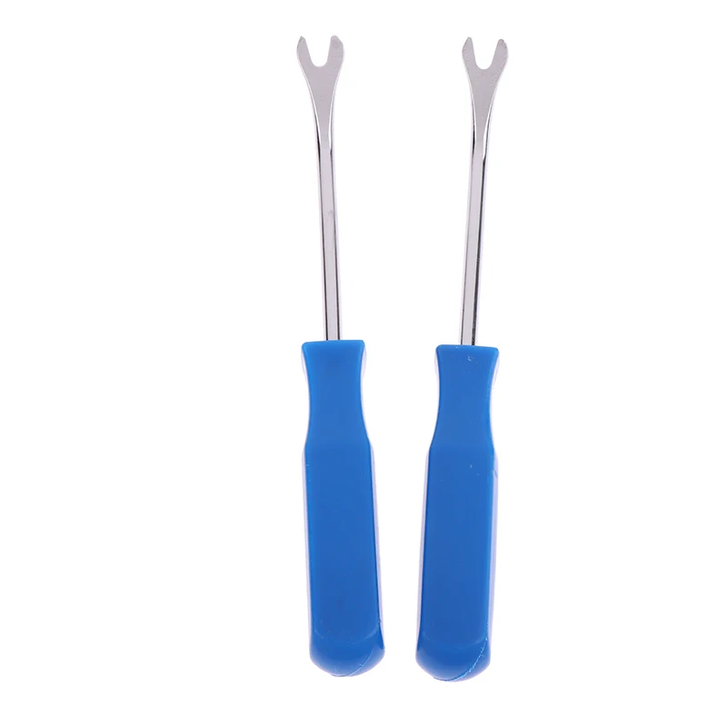 New Car Removal Tool Blue Car Door Trim Panel Fastener Nail Puller Removal Open Pry Tool Clip Plier Car Interior Accessories
