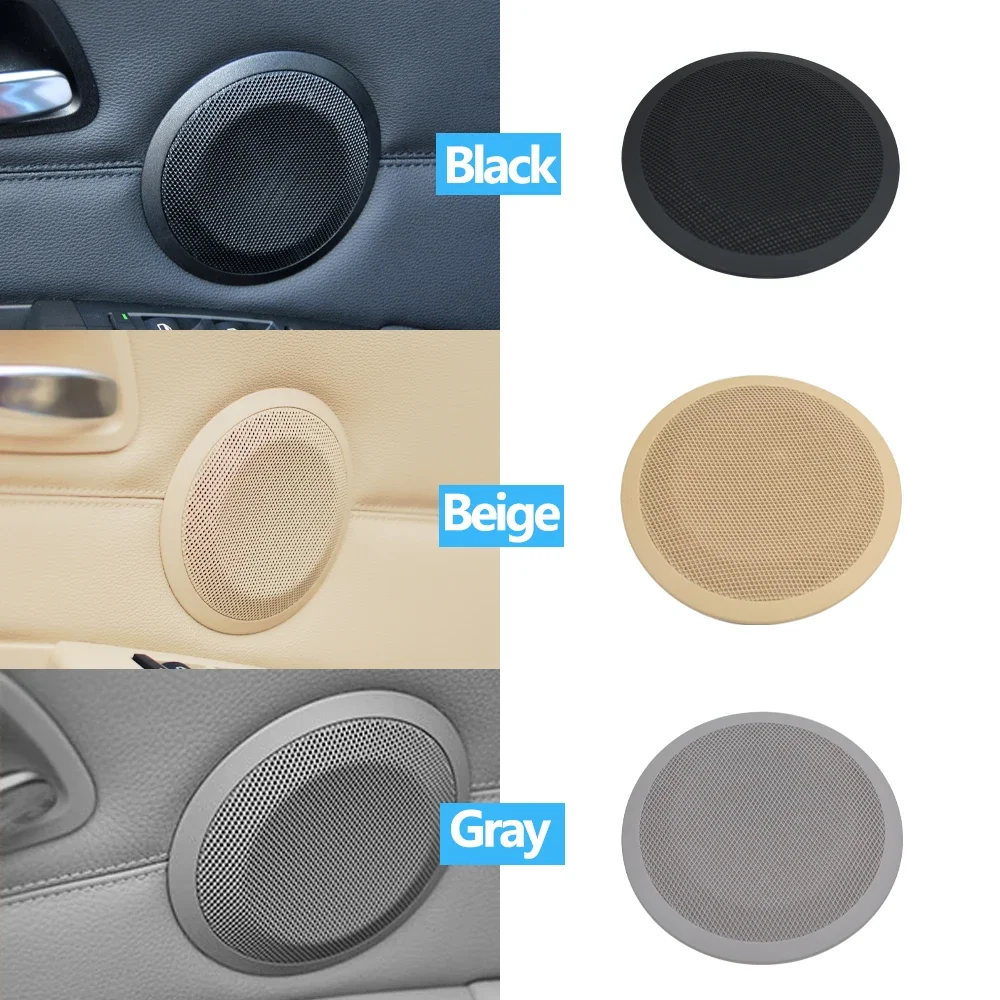 Complete LHD RHD Car Front Rear Interior Door Loudspeaker Audio Sound Cover For BMW 3 X1 Series E90 E91 E84 318 320 325i