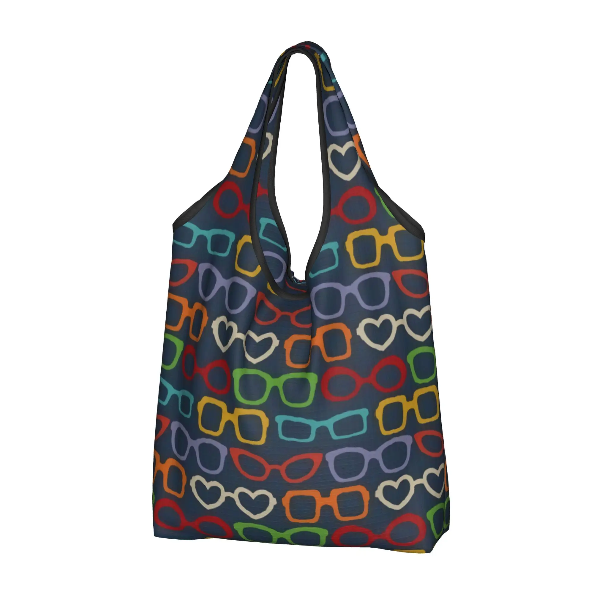 sacola-de-compras-retro-colorida-e-divertida-para-oculos-sacola-portatil-para-optometristas-e-opticas-sacola-de-compras-para-supermercado