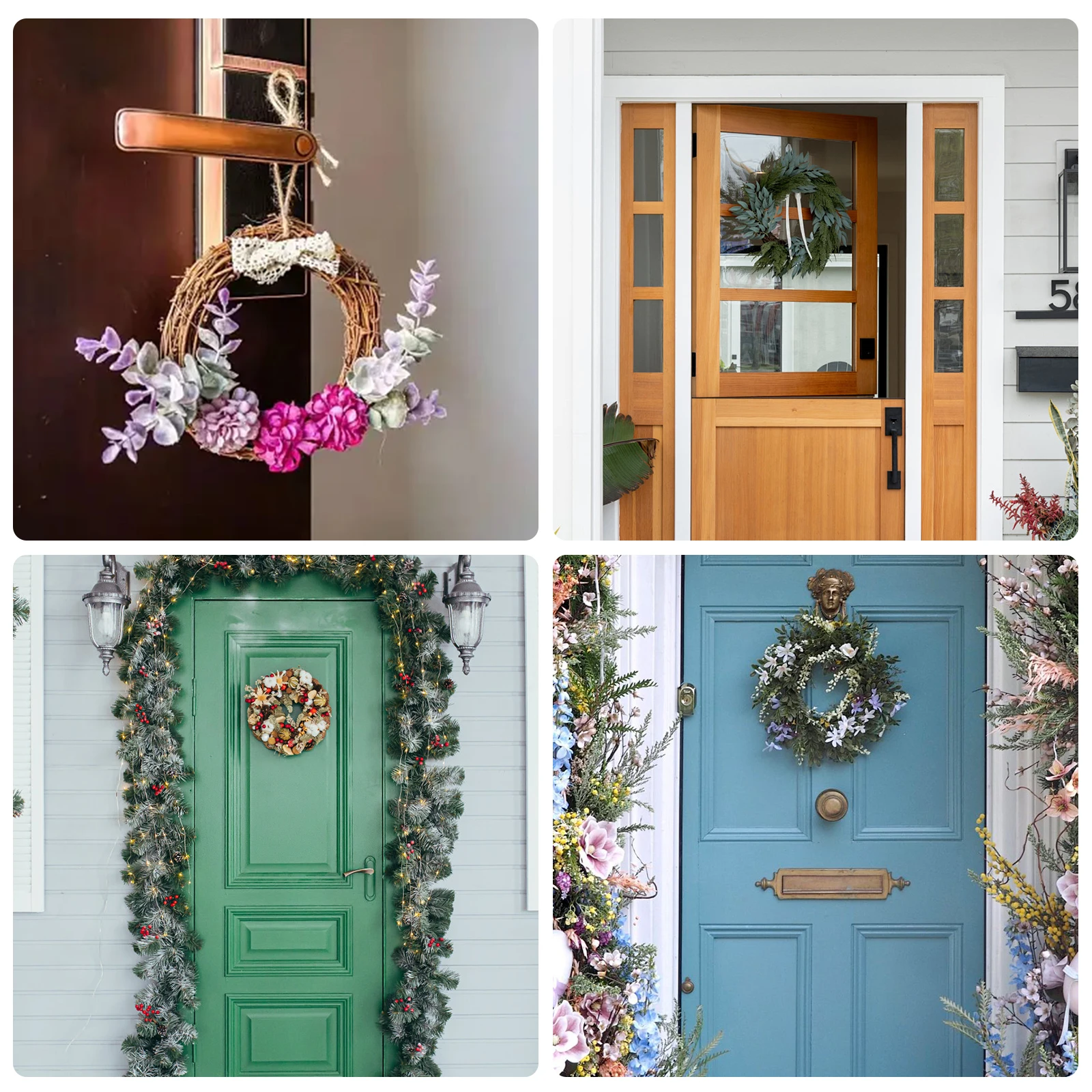 

10Pcs Bamboo Hoop for Crafts Embroidery Cross Stitch Supplies DIY Dreamcatcher Floral Hoop Wreath Macrame Rings