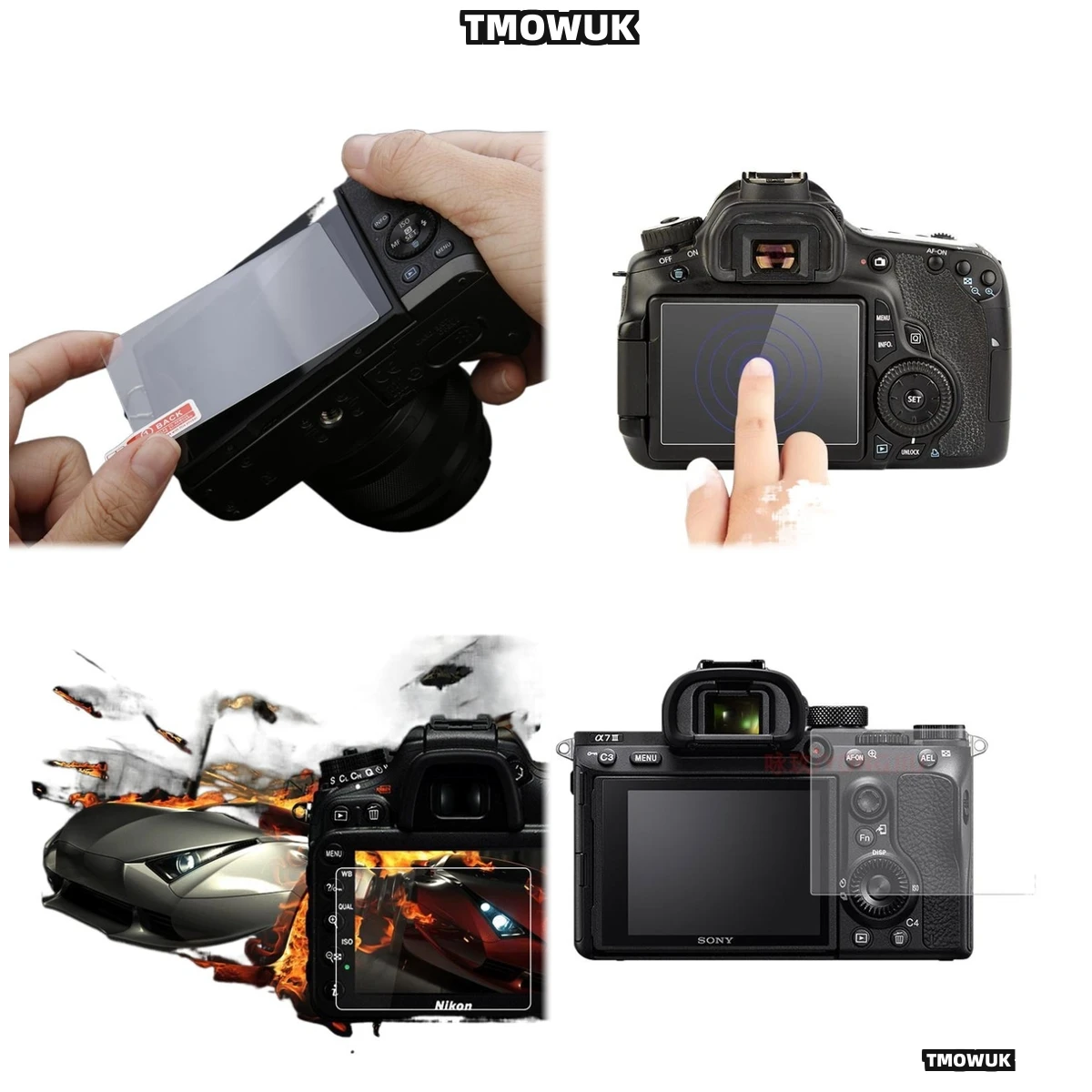 

9H Hardness Tempered Glass Screen Protector For Sony RX100M2/M3/M4/M5/M7/RX1 UV-Protective Film
