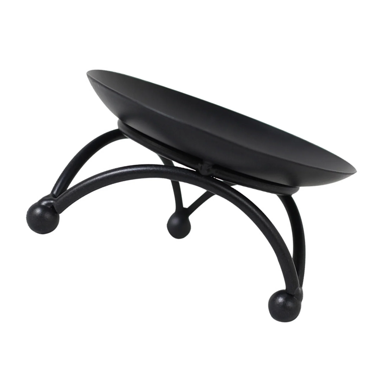 

Holder Iron Candlestick Tray Exquisite Craft Dinner Table Decor Aromatherapy Meditation Gift Modern Desktop