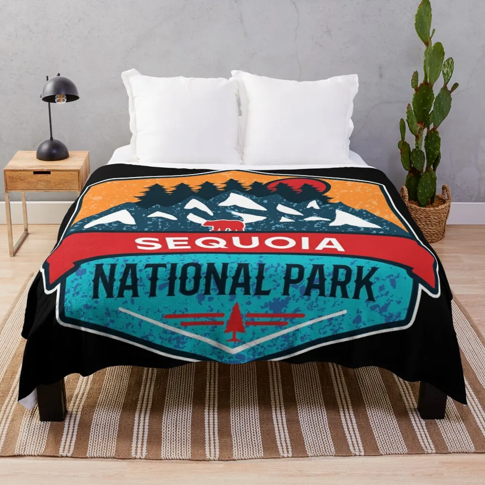 Sequoia National Park Throw Blanket Blankets For Sofas warm winter Decoratives heavy to sleep Blankets