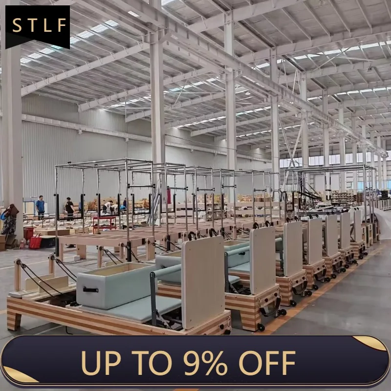 

YTYIN Premium Classic Pilates Reformer: Commercial Maple Wood Bed with OEM Customization