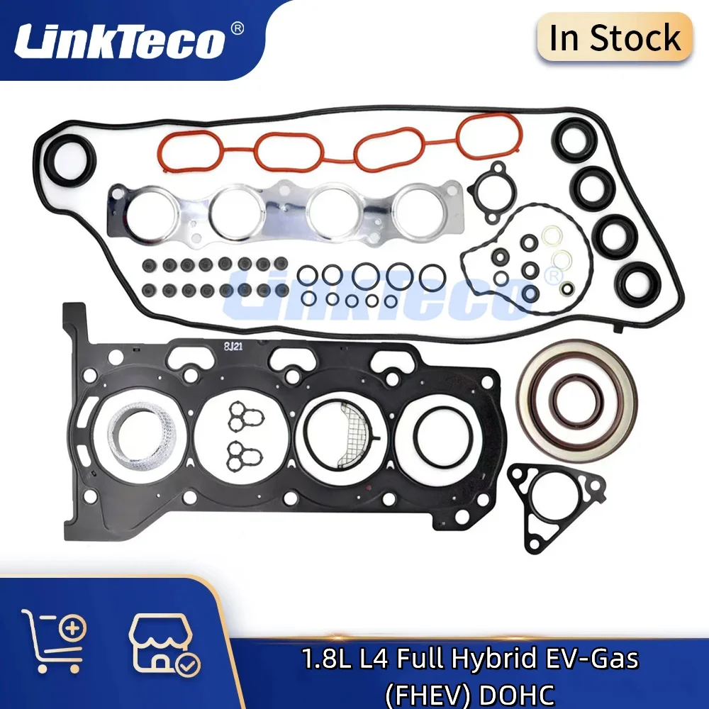 

Car Engine Head Gasket Set For 2010-2020 Toyota Corolla Prius Lexus CT200h 1.8 L L4 Full Hybrid EV-Gas (Fhev) DOHC