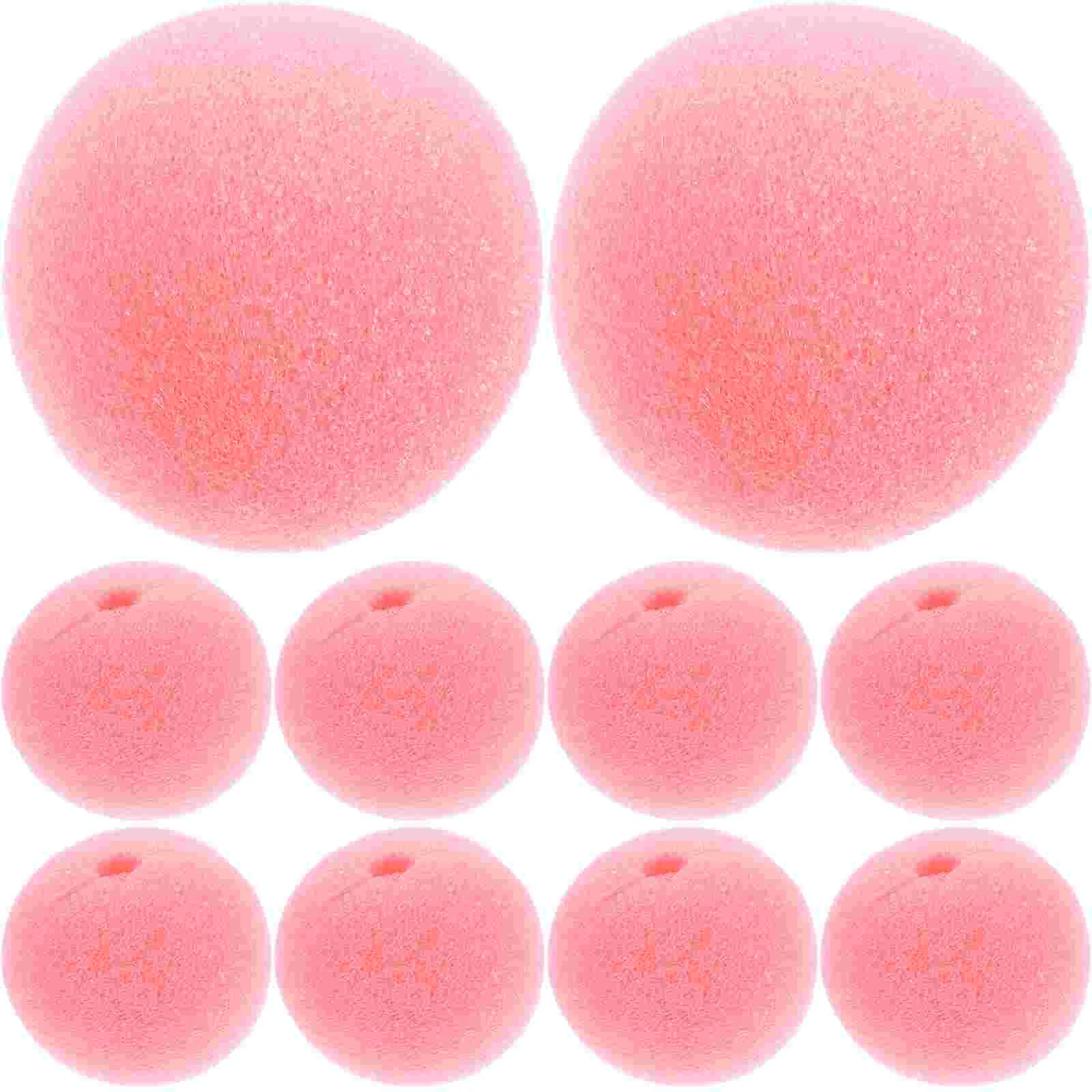 20 Pcs Snowflake Charm Clown Nose Prop Decorate Pink Sponge Reindeer Whole