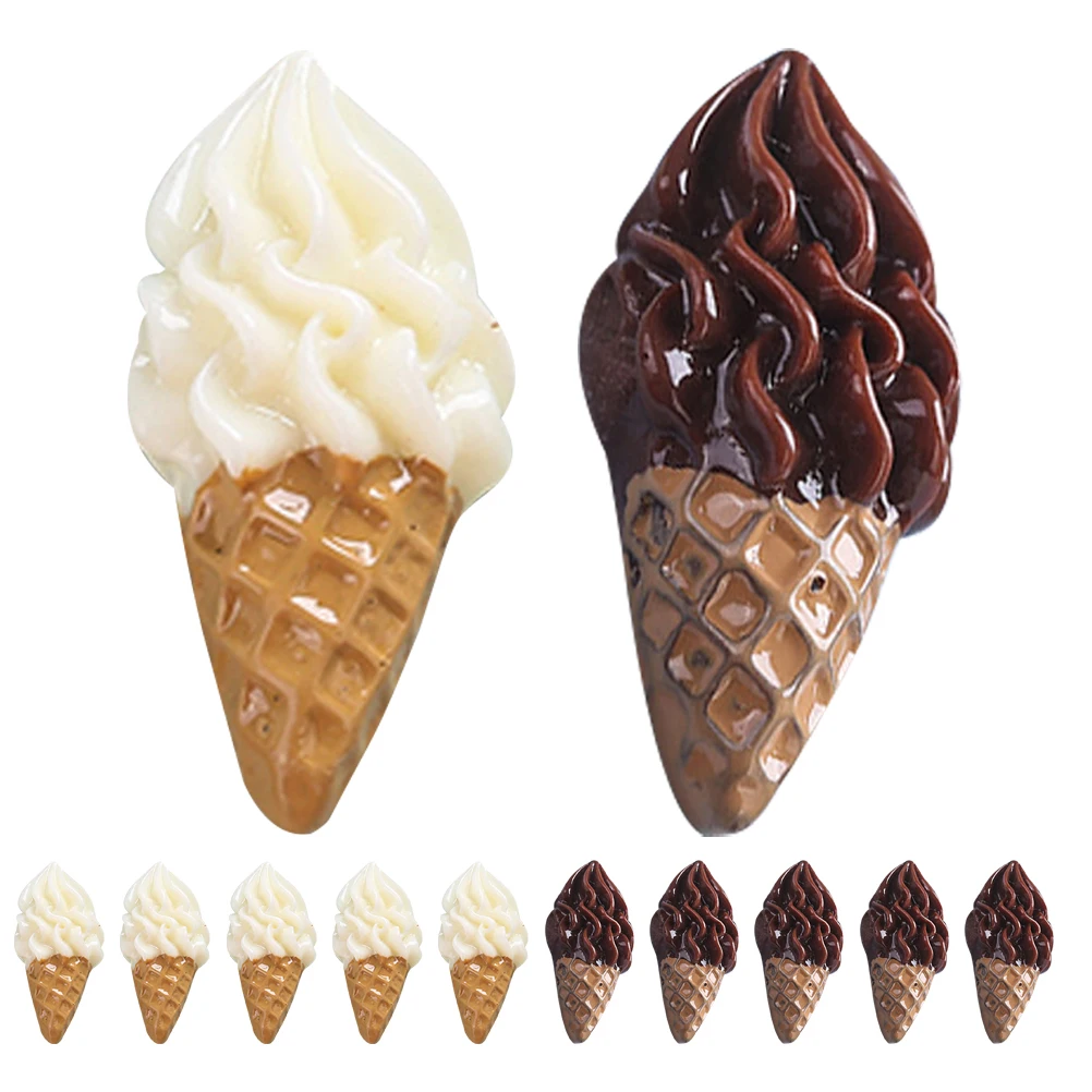

24 Pcs Models Simulation Ice Cream Sculpture Artificial Toy Decoration Multifunction Child