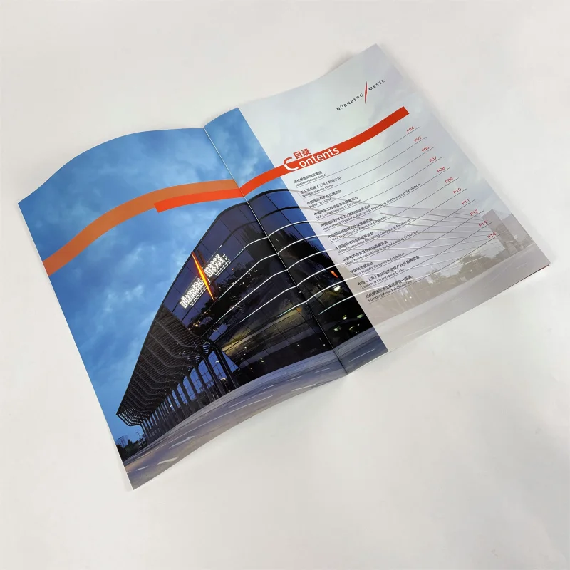 50 0.Zhang.Custom.16 pages brochure binding brochure project offset printing in shanghai