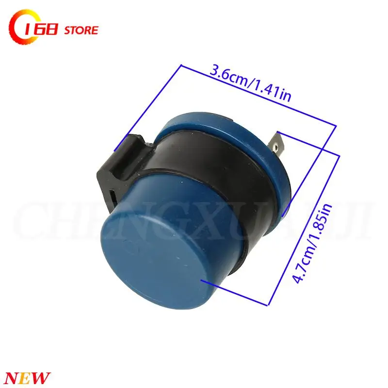 NEW 6-12V Motorcycle Indicator Relay Flasher 2 Pin Circular Buzzer Flasher Replacement for ATV Scooter Dirt Pit Bike Blinker