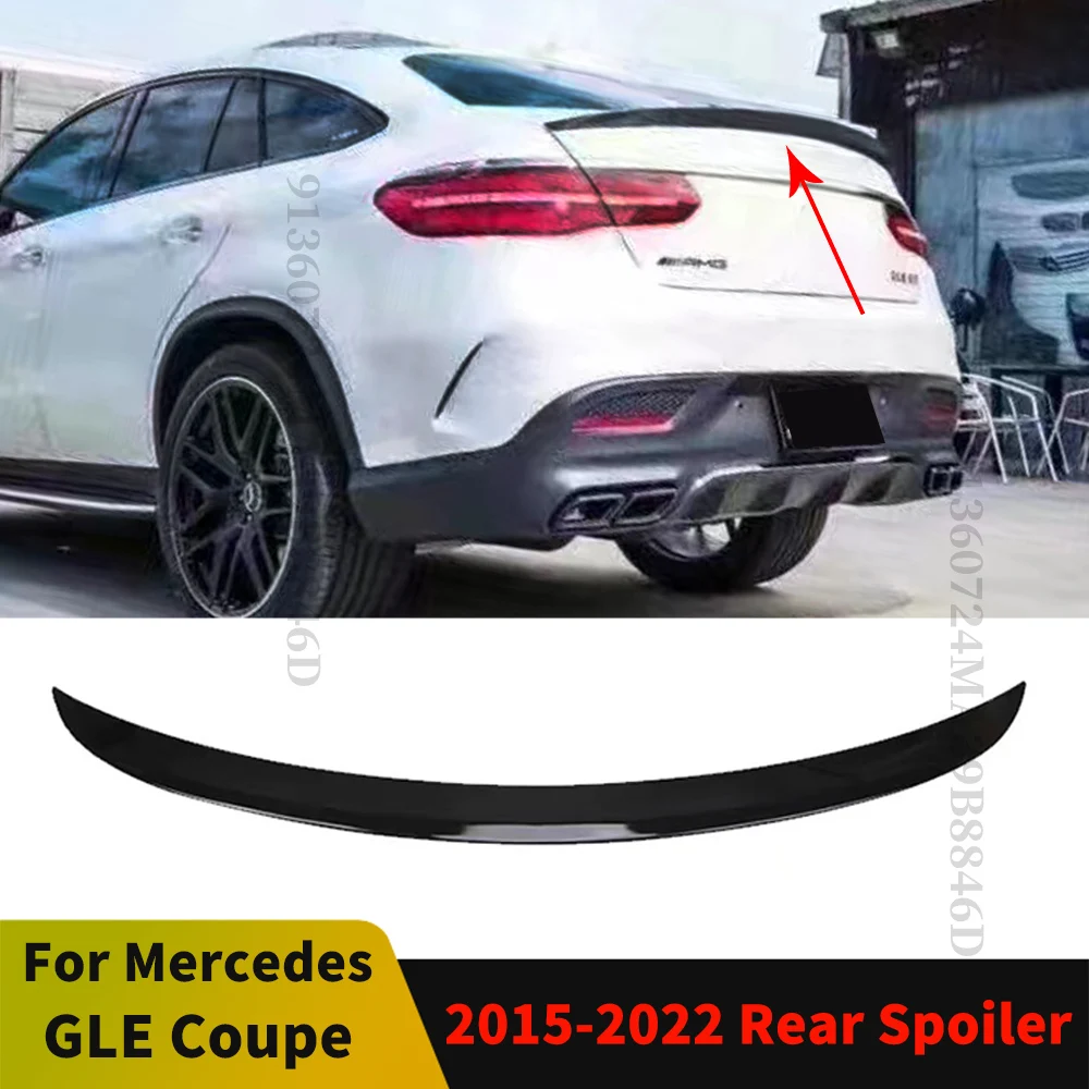 Rear Spoiler Wing Styling Boot Trunk Lip For Mercedes W166 W167 C292 C167 W292 Benz GLE Coupe 320 400 350 450 2015-2022 Tuning