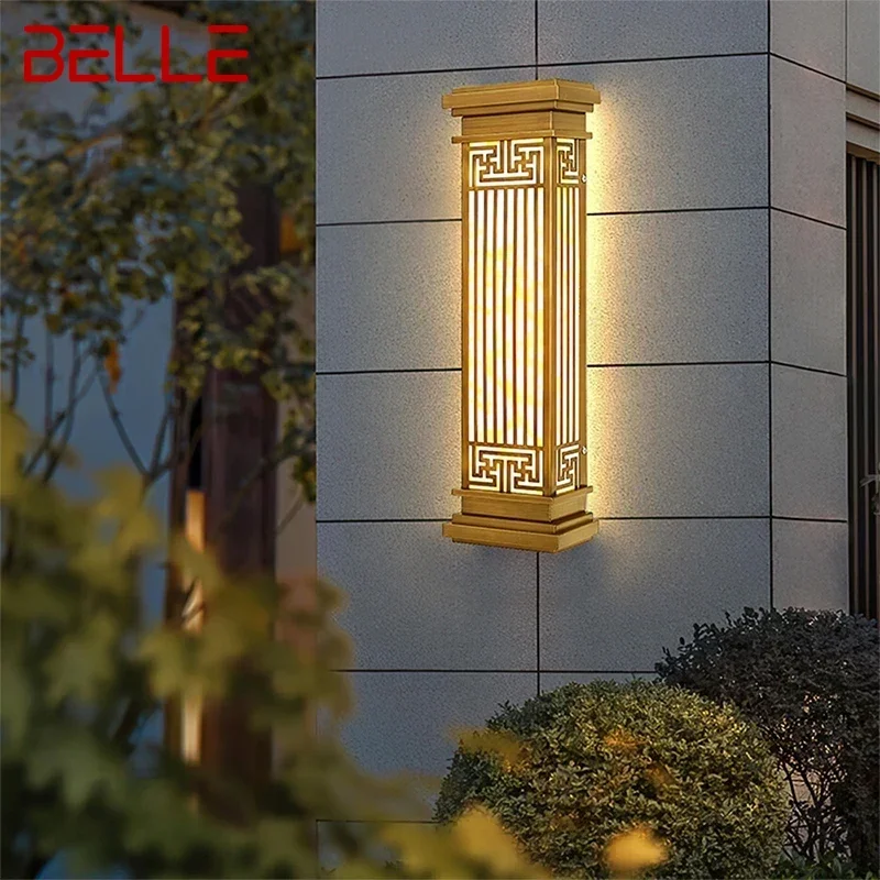 BELLE Contemporary LED Outdoor Wall Lamps Electric Simplicity Waterproof Balcony Hallway Courtyard Villa Gate Hotel