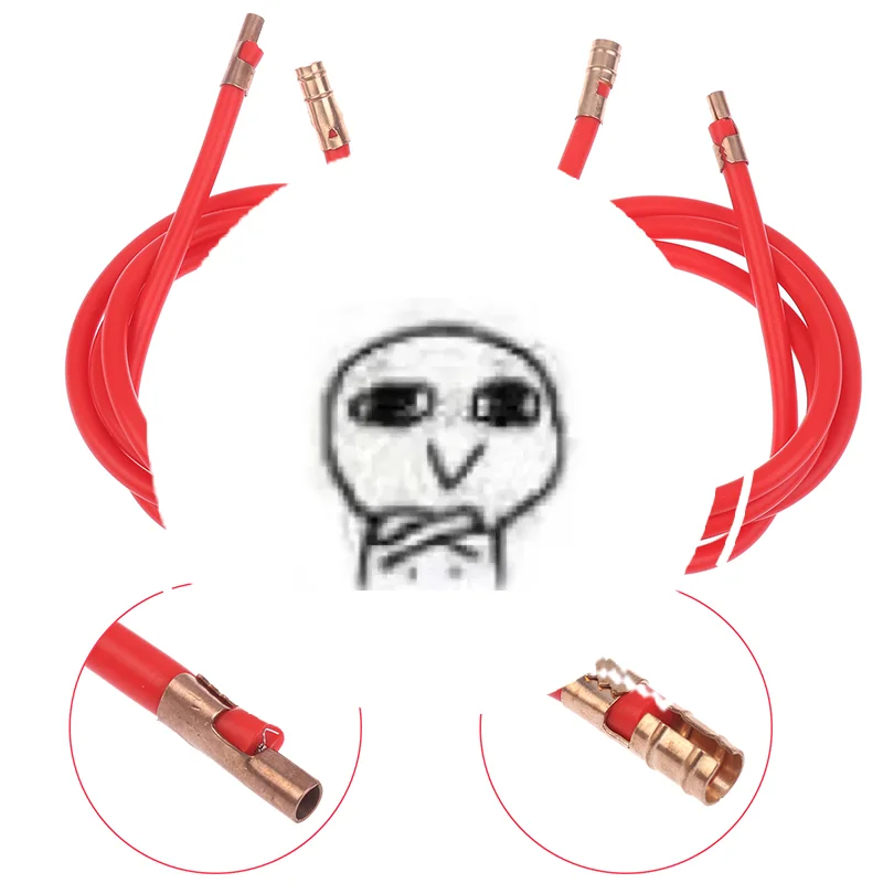 

1/2 шт., линия высокого напряжения зажигания со соединением, 20 кВ, высоковольтная проволока, аксессуары для горелки, 6,5 мм, линия зажигания высокого напряжения, провод