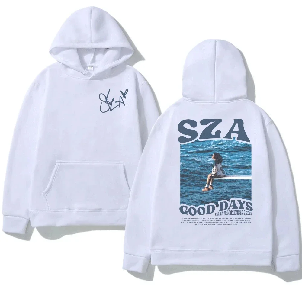 SZA-Sudadera con capucha de álbum de música para hombre y mujer, suéter informal de Hip Hop, ropa de calle Vintage de gran tamaño, y2k, primavera y