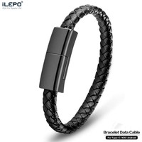 Bracelet USB Cable Portable Fast Charging USB Micro Type C Charger Cord For iPhone 14 13 12 11 Pro Max X Samsung Xiaomi Huawei