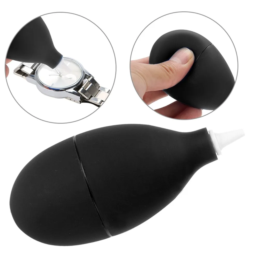 Portable Silicone Dust Blower Pump Different Colors 9.5 * 5 * 5cm Air Blower Cleaner Dust Blower Tool for Watch