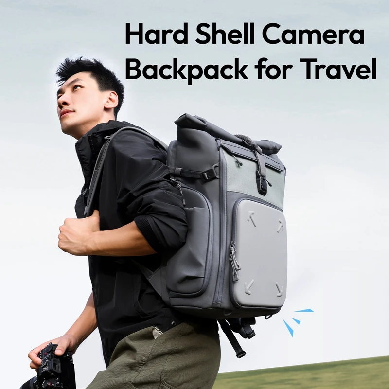 Ulanzi BP04 Hard Shell Camera Backpack 27L for Travel Photography Content Creation Short Trip Bag for Outdoor Livestreaming Vlog