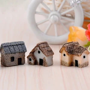 4 PCs Haus Miniatur Statuette Fairy Garden Accessoire House Dekoration 10 Hauptverkaufsstatue - №7