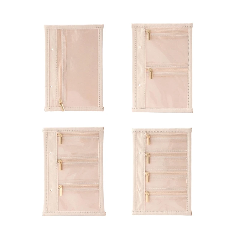 

Luxury Jewelry Travel with MultiSections Tarnish Resistant Accessories Storage Pouches For Fine Jewelry