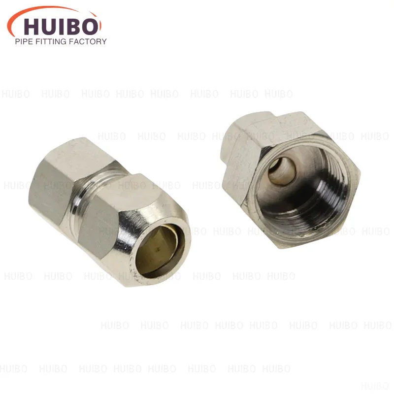 tube 4 6 8 10 12mm Female Thread 1/8 1/4 3/8 1/2 M10 Ring Lock oil Tube Compression Ferrule Tube Compression Fitting Connector