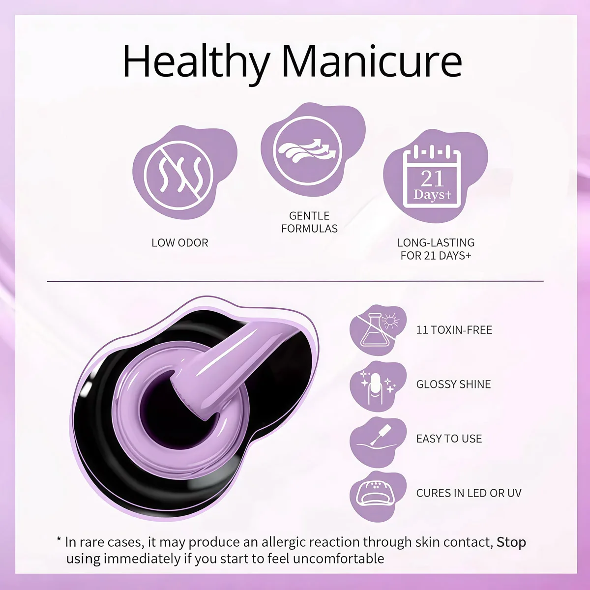 مجموعة مكونة من 12 قطعة من طلاء الأظافر، باللون الأرجواني، منتجات مانيكير عصرية على طراز الصالون، مناسبة للاستخدام بنفسك أو كهدية للعطلات #5