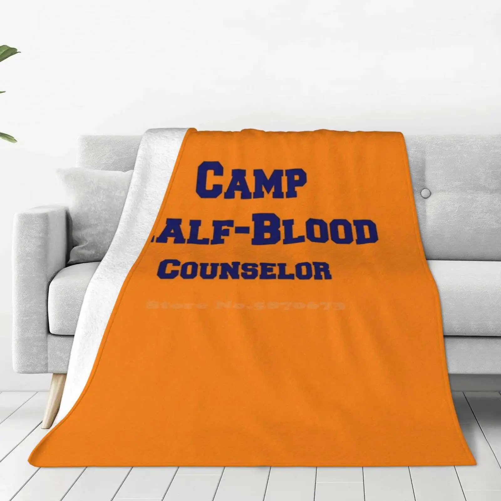 Camp Half-Blood Counselor Hot Sale Printing High Qiality Warm Flannel Blanket Camp Halfblood Half Blood Percy Jackson Annabeth