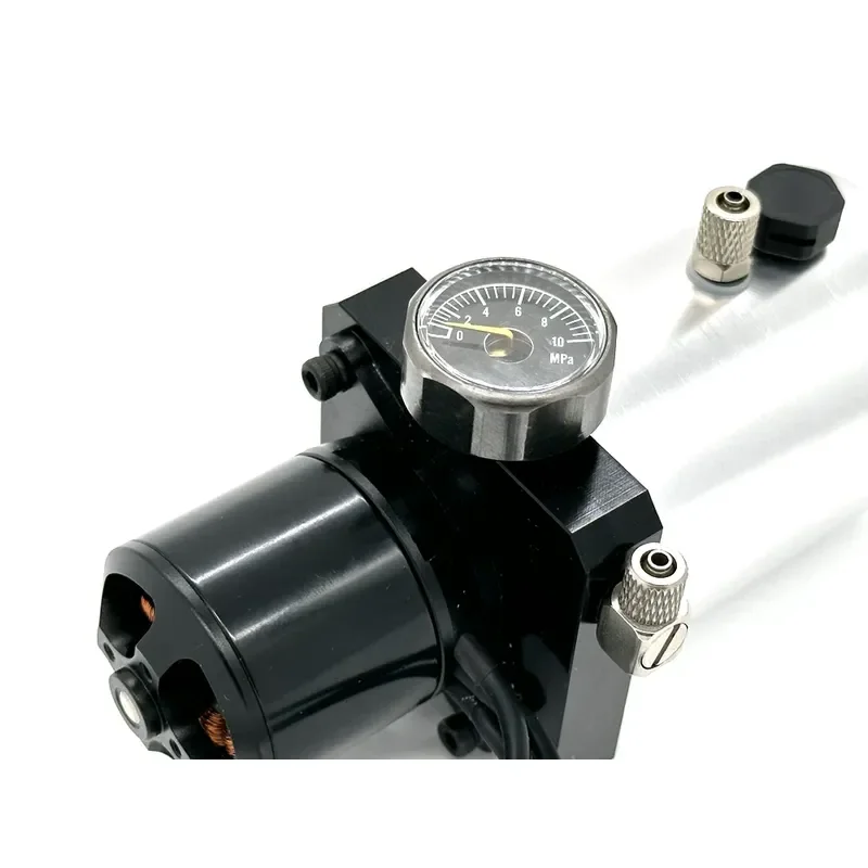 J-8 Full CNC Miniature High Pressure Integrated Round Pump 7MPA for Teaching Experiment Hydraulic Model Aircraft