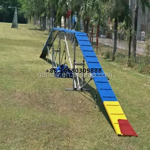 12FT  Dog Agility Walk Pet Training Dog Walk Contact Zone