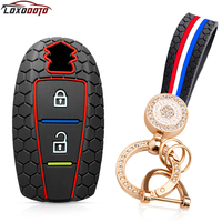 Silicone 2023 Accessories Car Key Case C Keychain Key Cover For Suzuki Swift 4 Sx4 Scross Vitara S-Cross Baleno Alivio Kizaski
