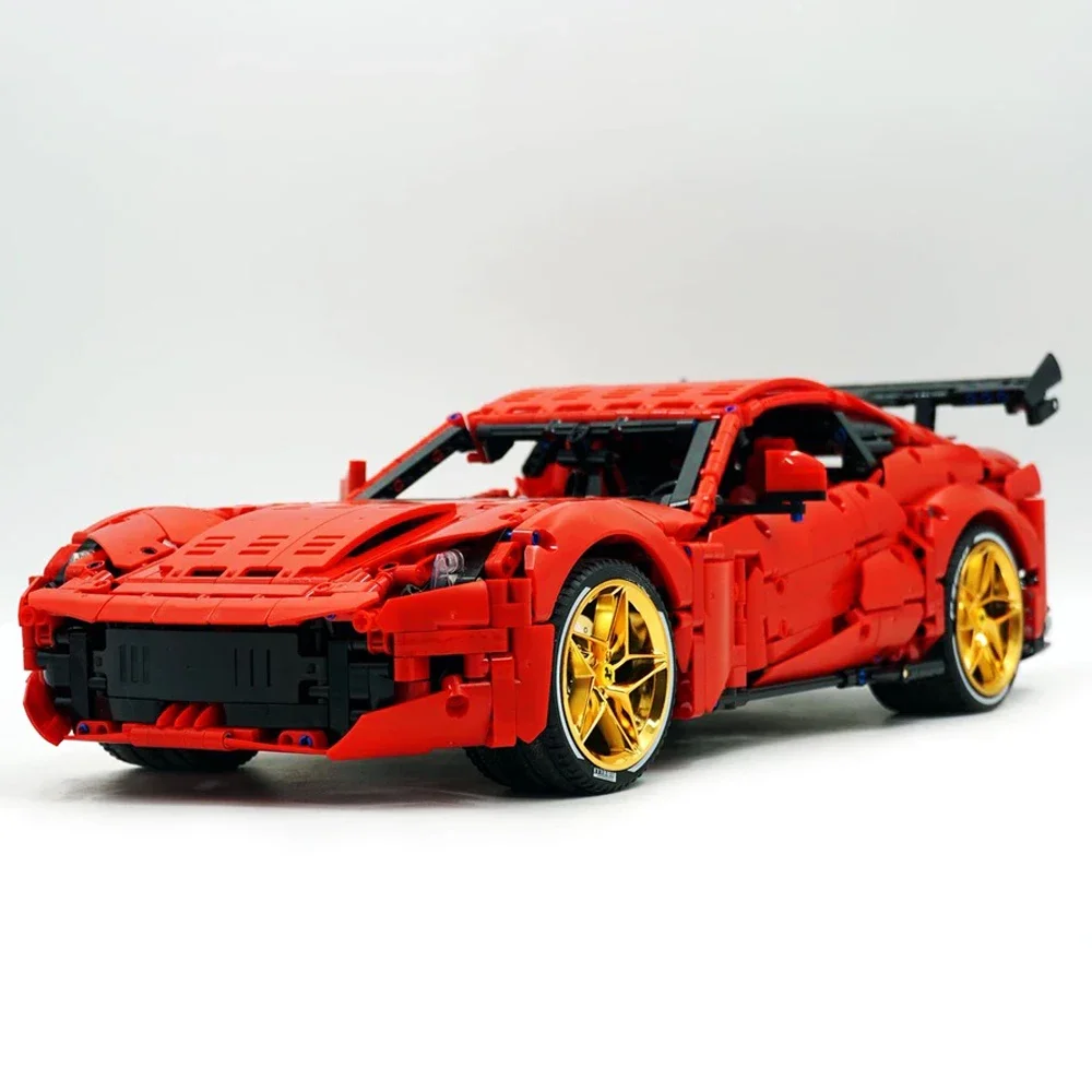 Technical City 812 Sport Car Building Block Super Speed Remote Control Racing Vehicle Model Bricks Toys For Kid Xmas Gift MOC