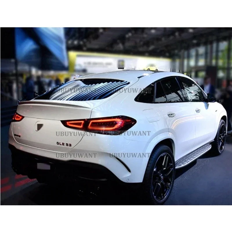 For Mercedes GLE Coupe Class W167 C167 GLE350 450 500e Rear Trunk Lip High Quality ABS Plastic Wing Spoiler Car Styling 2020-Up