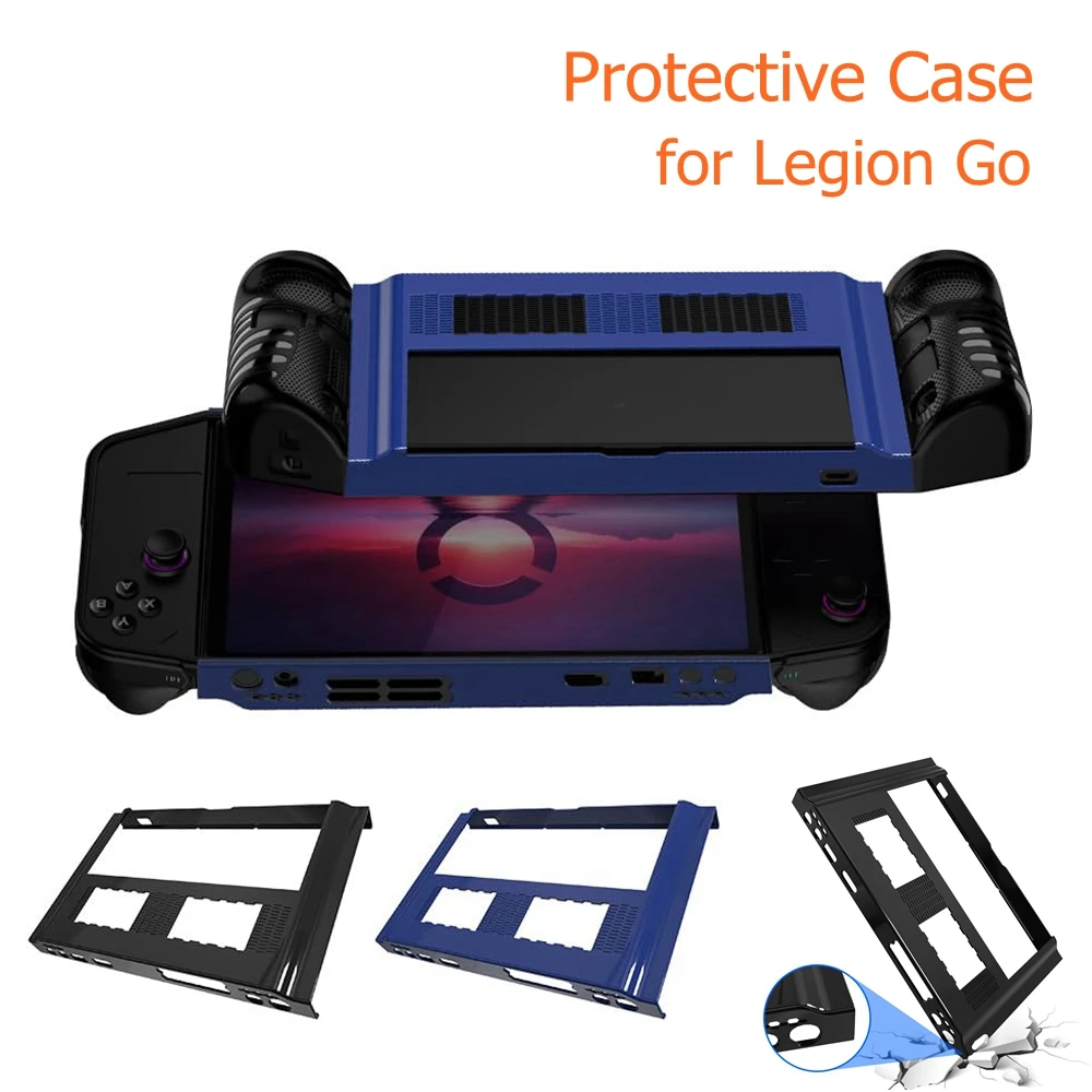 

Protective Case PC Anti-Scratch Monitor Protector Case Non-Slip with 4 Thumb Grip Caps for Lenovo Legion Go 8.8inch Accessories