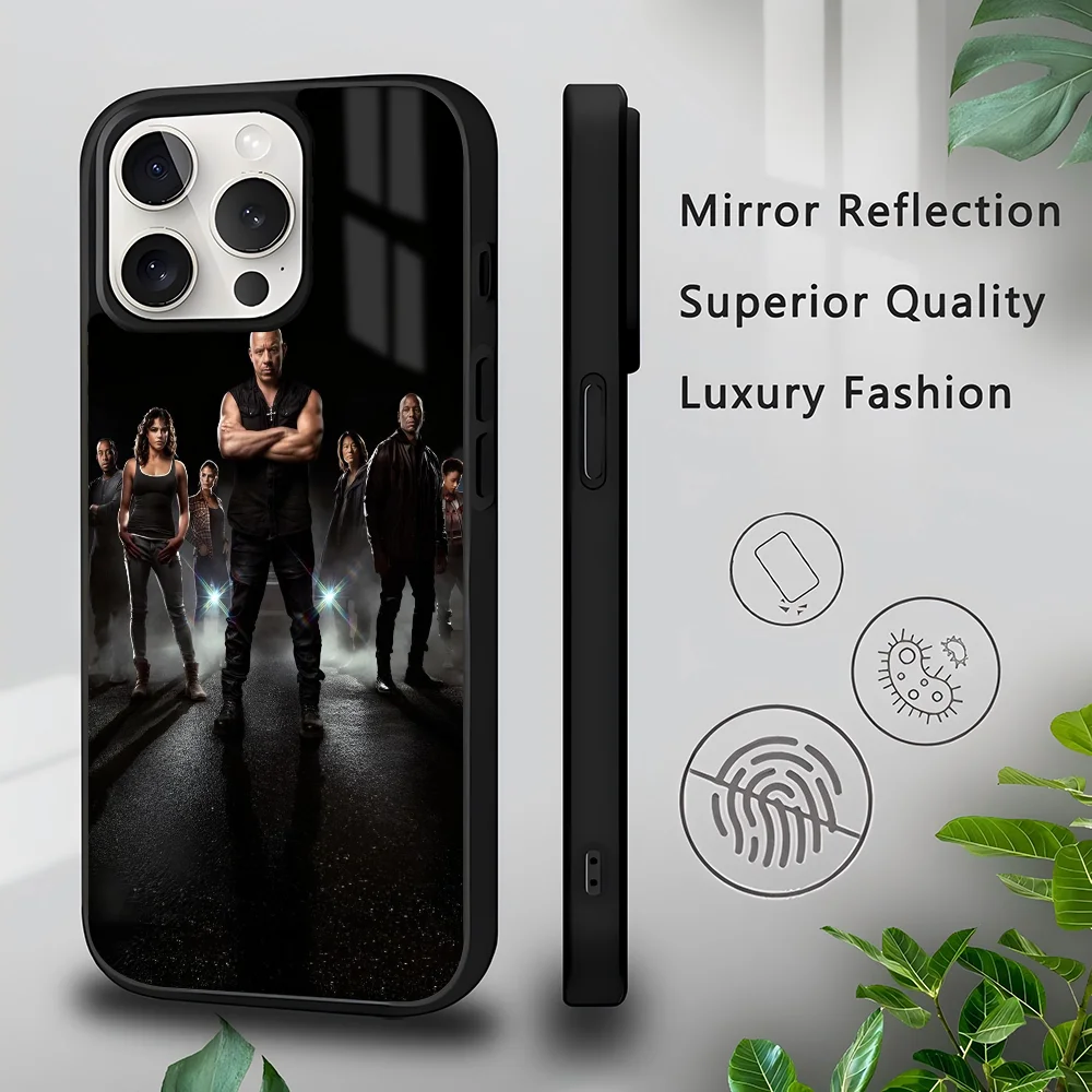 F-fast and F-Furious  Phone Case  for iPhone 16 15 14 13 Pro Max 11 Mini Alex Mirror For Magsafe Wireless Charging Cover