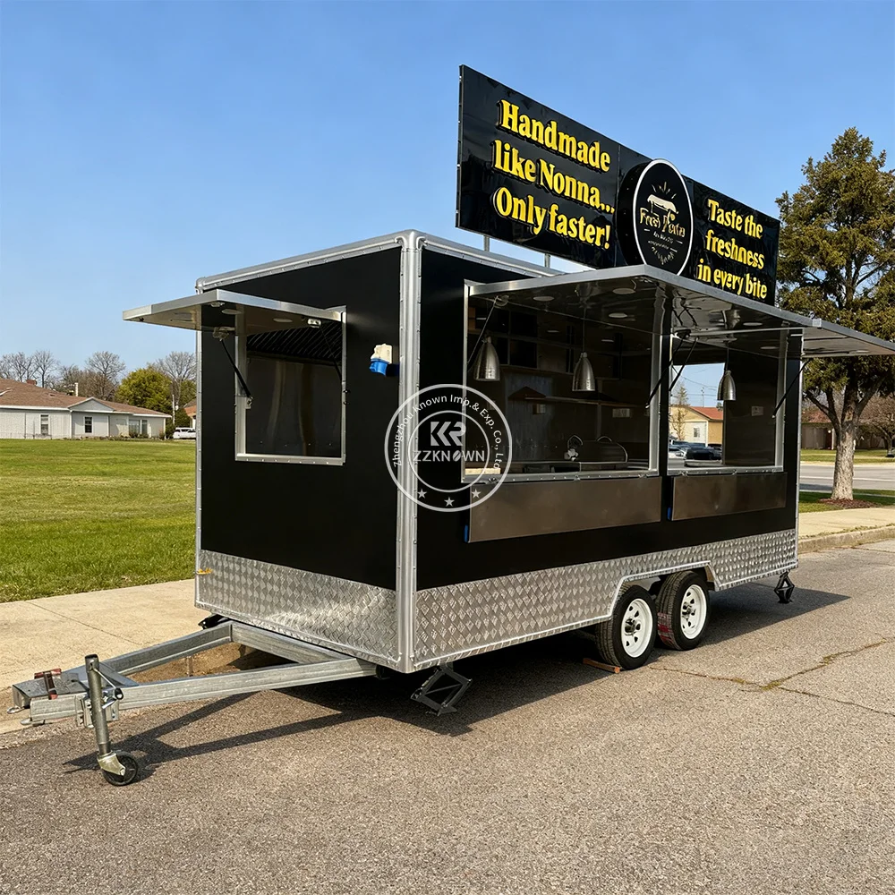 

Street Mobile Restaurant Hot Dog Ice Cream Cart Foodtruck Concession Food Trailer Fully Equipped Food Truck Fast Food Cart