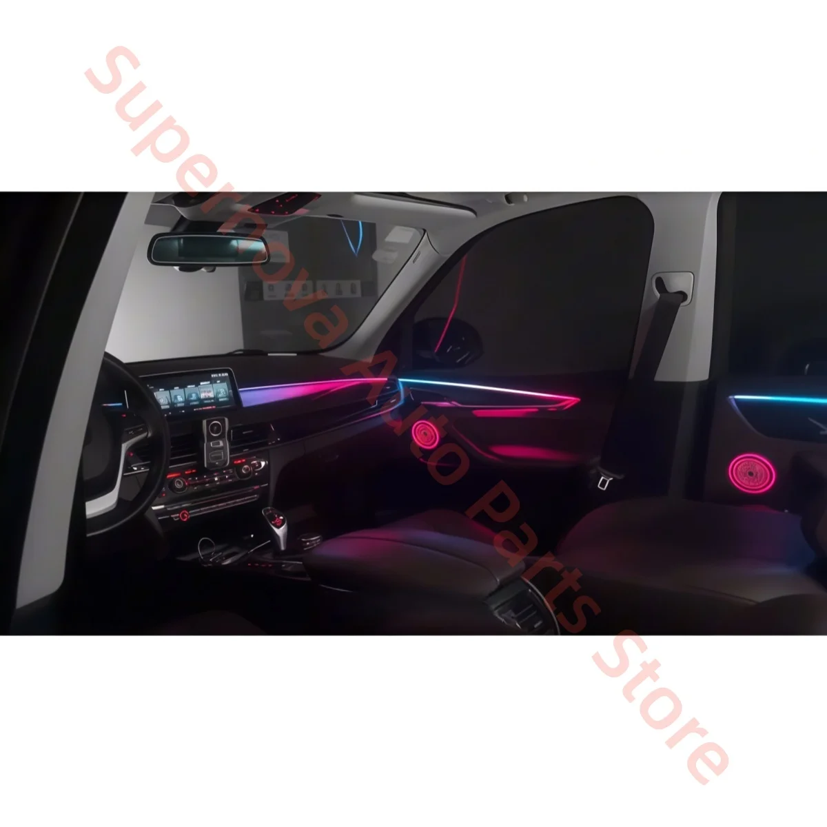 For BMW X5 F15/X6 F16 2014-2019 LED Ambient light automotive interior lighting upgrade Car accessories Medium treble Cover Plate