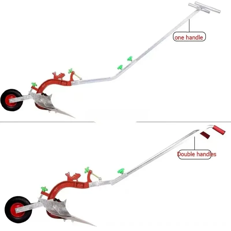 Manual Hand Tiller Hand Plough Mini Soil Loosening Tool For Garden Vegetable  Plot  Family  Farm  Cultivation  Weeding  Planting
