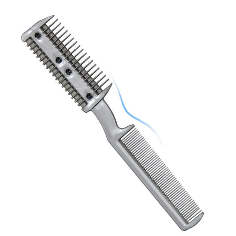 Professional Hair Razor Comb Hair Comb Hair Trimmer with Blade Hair Thinning Device Hair Styling Salon Accessories Barber Tools