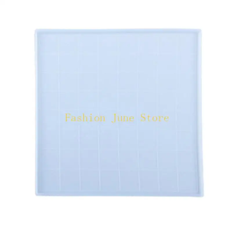 N5KA Diy Gobang Silicone Mold Board Number Game Epoxy Puzzle Chess Board Mould a Fun Learning Game for Children Adults