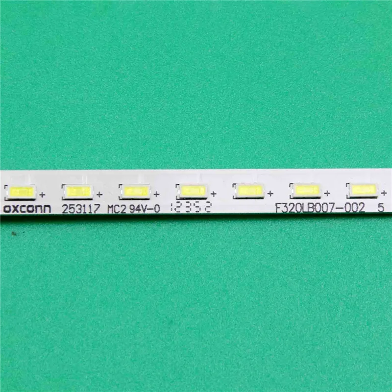 แถบไฟ LED สำหรับทีวี F320LB007-002ไฟแบคไลท์แถบ LED สำหรับ E253117แถวฟ็อกซ์คอนสำหรับ KDL-32EX340โซนี่จำนวน1คู่6V